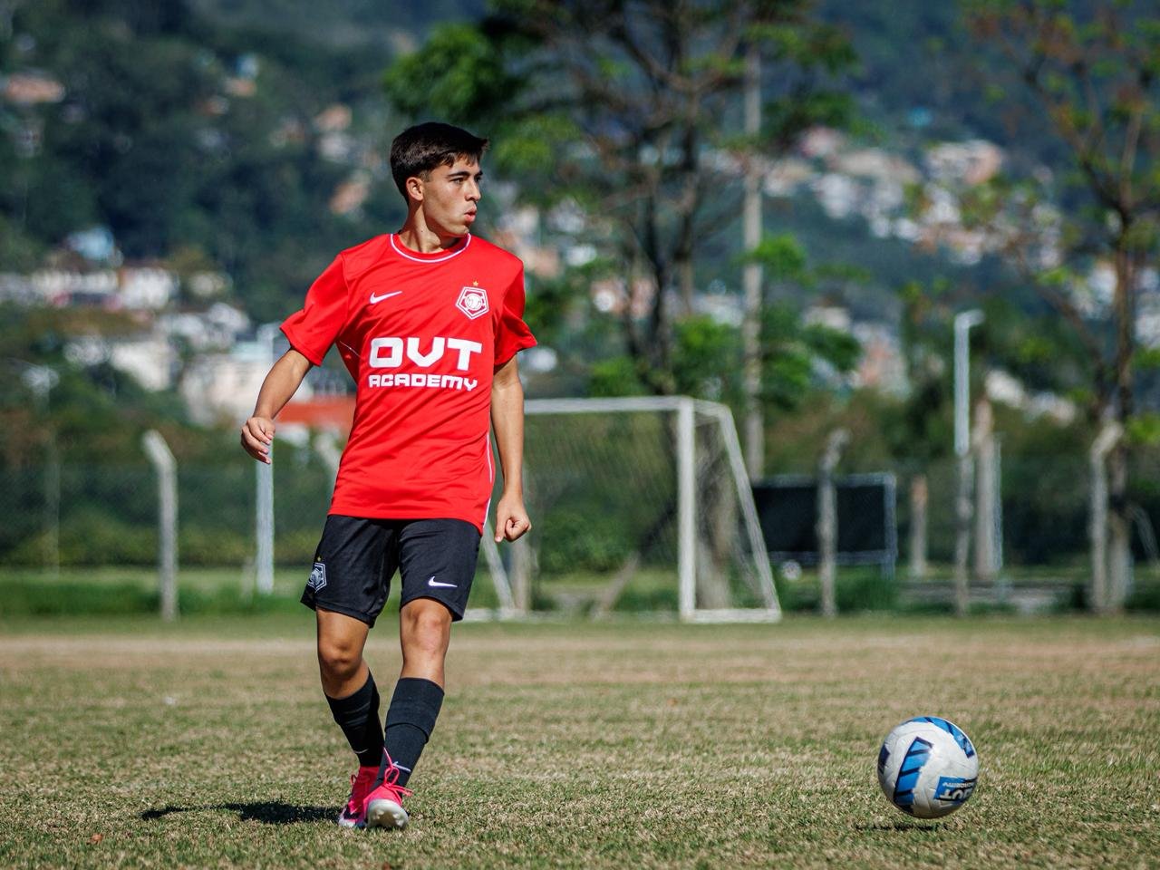 Atleta da OVT Academy treinando em Florianópolis