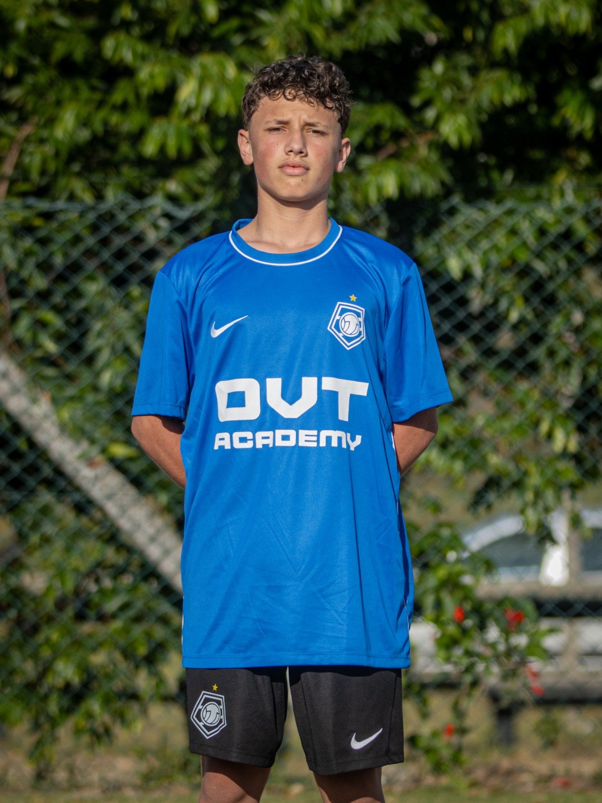 Estudante-atleta da OVT Academy em treinamento